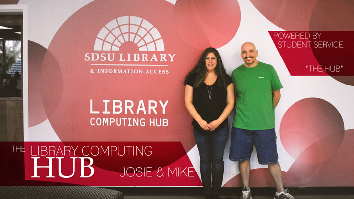 sdsu library computing hub josie acevedo michael dimaio