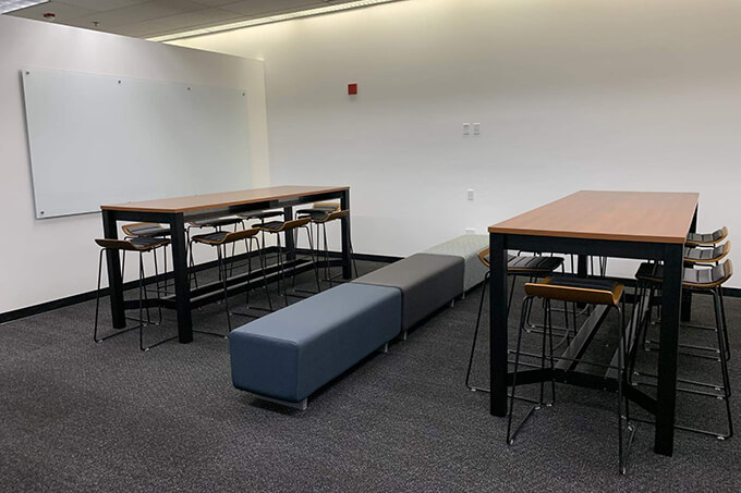 new group study room in the library