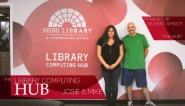library computing hub josie mike powered by student service
