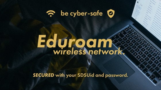 be cyber-safe eduroam wireless network